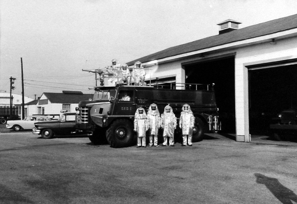 Dayton Fire Department Fireproof Suits 1957